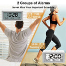 Digital Alarm Clocks, Non Ticking Battery Operated, Desk Clock Simple Alarm