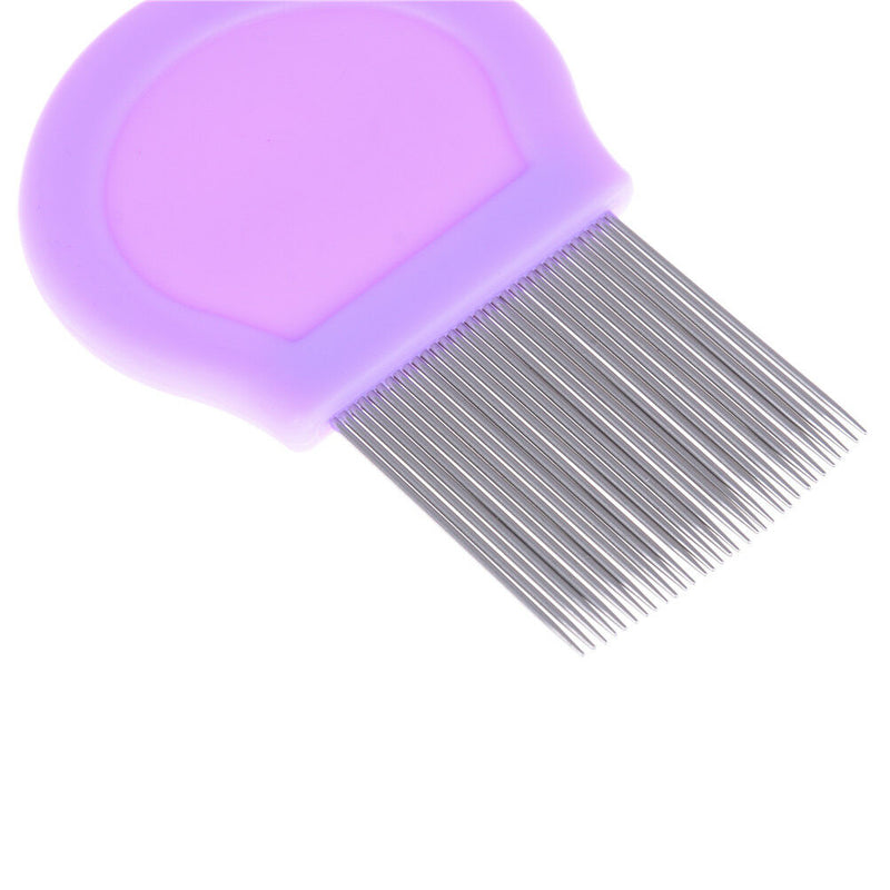 Hair Lice Comb Brushes Terminator Fine Egg Dust Free Removal Stainless Steel Gw