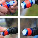 Bike Bicycle Handlebar End Plug Led Light Turn Signal Warning Lamp Night Ri
