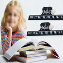 Music Book Clip Music Page Holder - Book Page Holde L Size (Black)