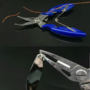 Fishing Pliers Split Ring Scissors Wire Line Cutter Hook Removers Trackle &