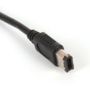 Hi-Speed Black Firewire 800 to 400 - 9 pin FW800 to 6 pin FW400 Cable - 70cm.ES