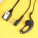 QX-108 Walkie Talkie Earphone 2 Pin K-Type PTT Earpiece for Baofeng Kenwood A