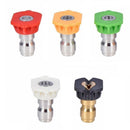 Power Pressure Washer Spray Nozzle Tips and  Connect Pivot Adapter Cou X2T2