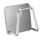Kitchen Sponge Storage Shelf and Stainless Steel Pot Strainer with Handle