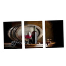 3Pcs Canvas Home Decor Wall Red Wine Art Painting Picture Abstract 40x60cm