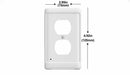 LED Night Light Sense Wall Outlet Cover Plate Hallway Bathroom Bedroom Kids Lamp
