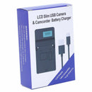 LI-50B Micro-USB Battery Charger for Olympus LI-50B / LI-90B, SZ-15, SZ-16  H3Y2