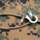 Practical Stainless Steel 3-Holes Quicklink Buckle Carabiner Knotting Tool