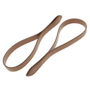 2pcs PU Leather Handle for Handbag Shoulder Bag Accessories Short Strap Tan