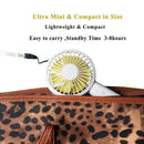 Handheld Mini Fan,USB Charge Personal Fan With Anti-Slip Base,3-Speed Adjus W7M5