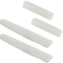 2pcs 6 String Folk Acoustic Guitar Bovine Bone Saddle Nut Musical Parts