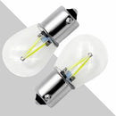 2x 1156 BA15S P21W COB White LED Turn Signal Reverse Light Lamp Bulbs DC 12V J7
