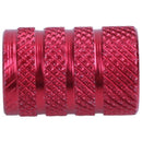 4pcs Car bikes Tire Valve Stems Cap Knurling Style for 8V1 US schrader valv