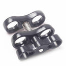 Aluminum CNC 1 inch Ball Butterfly Clip Diving Lights Arm Connected Accesso