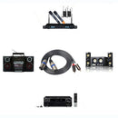 Dual RCA to Dual XLR Audio Auxiliary Stereo Y Splitter Cable (5ft)