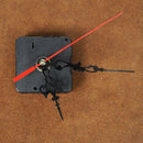 Wall Clock Quartz Movement Mechanism Repair Set DIY Hands Kit Black Parts-Tool