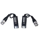 1 Pair CCTV Single Channel Passive Transceiver CAT5  BNC Male Video Balun