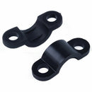 70Pcs Screws Mounted Arched Cable Clamp Clip Tie 21 x 7mm for 3mm Wire B5T5