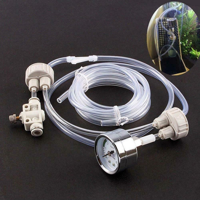 DIY CO2 Generator System Kit pressure gauge Planted Aquarium Live Plant Supplies