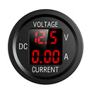 D6 Digital Voltmeter Ammeter Volt Current Panel Meter for Car Truck (Red) A