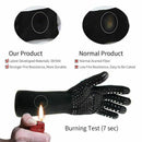1X(Extreme Heat Resistant Bbq Gloves, Kitchen Oven Mitts - Flexible Oven Gl