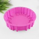 Silicone Birthday Round Cake Mold Pan Kitchen BakingTools Pie Mould Bread M P4H0