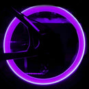 8X Bike Bicycle Car Motorcycle Wheel Tire Valve Cap Neon Lamp LED Flash Light ST