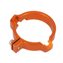 Chrome Motorcycle Exhaust O-Clamp Clip for  SX250 EXC250 300 17-18 Orange