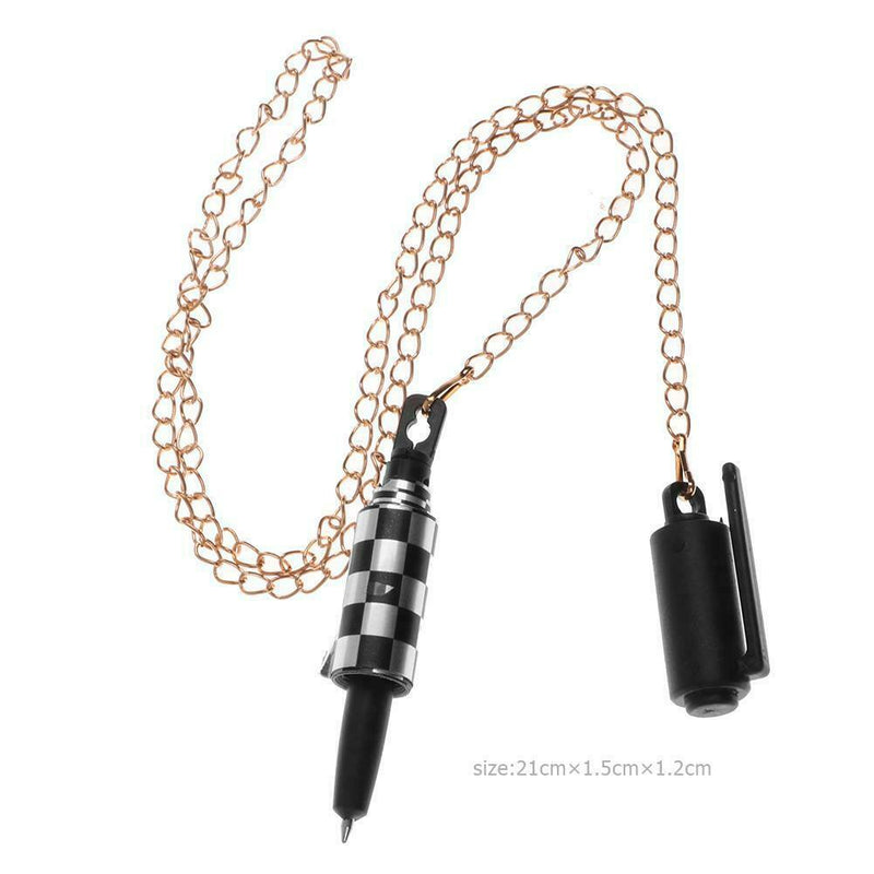 Pen to Necklace Chain Vanishing Pen Magic Tricks Disappear Stage Show Props A