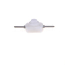 10Pc 1A 30V DC 250V On Off Push Button Switch for Mini Electric Torch White BX