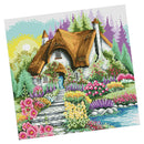 1 Set Cross Stitch Starter Kit, Full Range of Embroidery Starter Kit with House