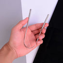 Stainless Steel Tongue Scraper Cleaner Fresh Breath Cleaning Tongue Care Tool3C