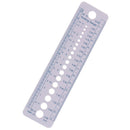 Knitting Accessories Needle Gauge Inch Sewing Ruler Tool CM 2-10mm Size Measu3C