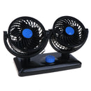 12V Universal USB Dual Head Car Cooling Fan Truck Auto Cooling Coo OZ