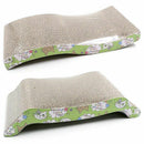Scratching Board For Cat With Catnip S Type 41x20.5x4cm K1J6