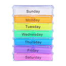 4 Times A Day Weekly Medicine Case Moisture-Proof Container for Pills Vitamin