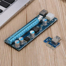 PCI-E 1X to 16X Extender Riser Card 6Pin Cable with LED Light for BTC Miner