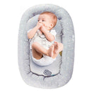 Portable Baby Nest Bed Crib Removable Washable Protect Cushion with Pillow