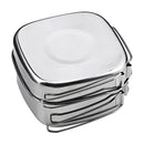 Backpacking Camping Cookware Pot Set Outdoor Mess Kit Stainless Steel Campi