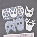 Cat Shaped Craft Mold Key Chain Handmade keychain Mould Pendant Tool Kids