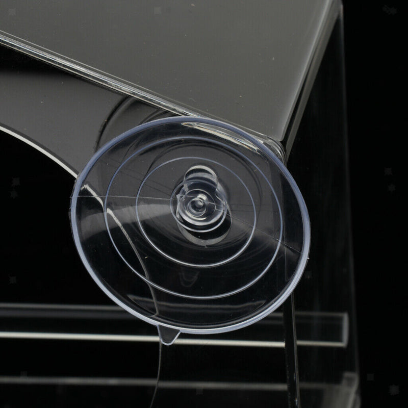 Acrylic Bird Seed Container Feeder For Birds Cage Weatherproof Birding