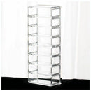 New 8 Slot Acrylic Compact Holder Powder Eye Blush Makeup Case Storage Orga U3N5