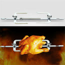 1pc Electric BBQ Rotisserie Grill Roast Rod Spit Universal Kit Motor Meat Skewer