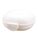 Box Soap Holder, Soap Case for Home Outdoor Hiking Camping Gym--white