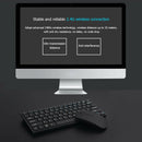 Wireless 2.4G 77 Keys Business Keyboard 1600DPI Silent Optical Mouse Combo