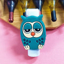 6pcs Cute Owl Shaped  USB Earphone Data Charger Cable Saver Protector Gift.