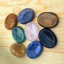 Thumb Worry Stone Healing Meditation Pocket Palm Crystal For Stress Relief New