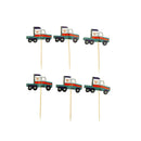 24X cartoon car truck cupcake toppers picks birthday party baby shower decor   Z