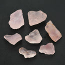 Natural Pink Quartz Crystal Stone Rock Mineral Specimen Healing Collectible CY